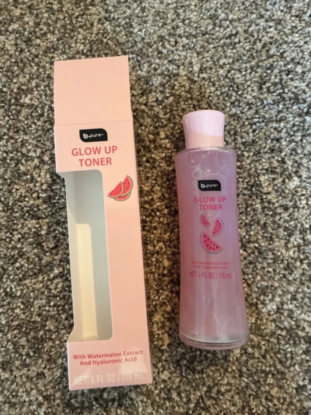Watermelon Glow Skincare Set Toner Serum & Moisturizer